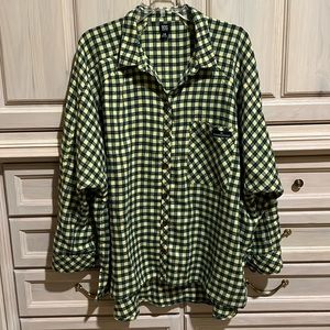 BDG oversized flannel top